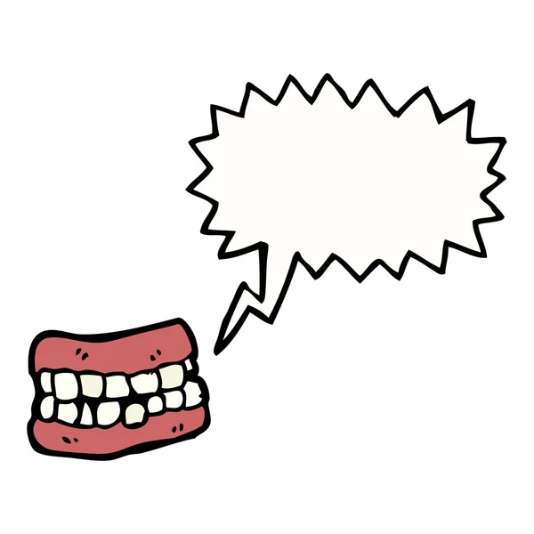 Valse tanden — Stockvector
