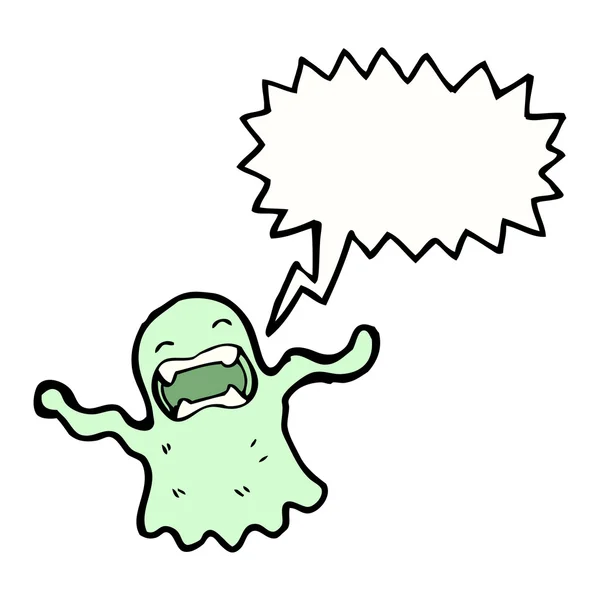 Fantasma verde — Vector de stock