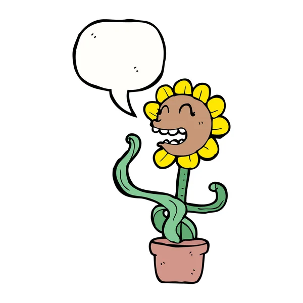 Flower in pot — Stock Vector
