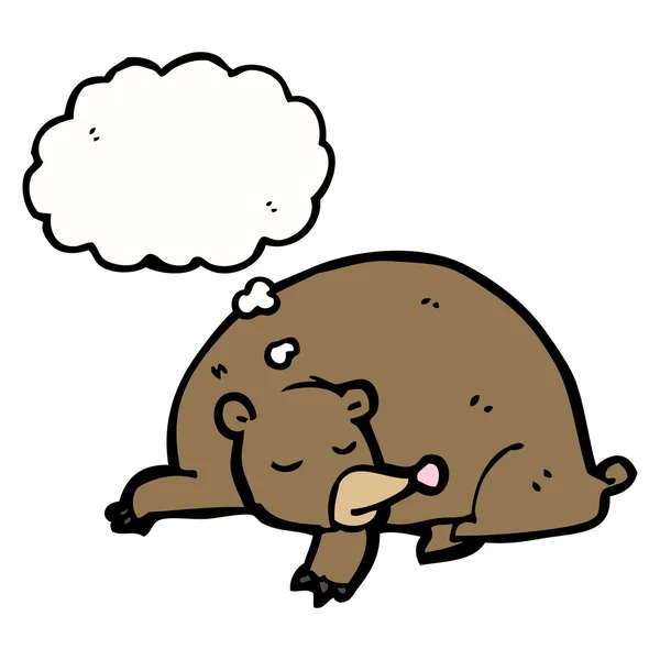 クマを眠っています。 — ストックベクタ