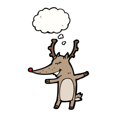 kırmızı burunlu Ren geyiği