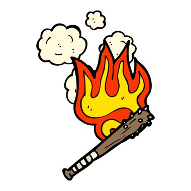 yanan beysbol sopası