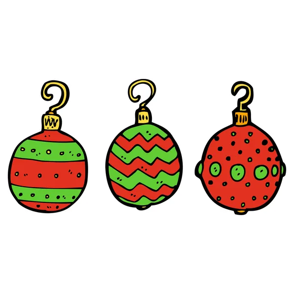 Boules de Noël — Image vectorielle