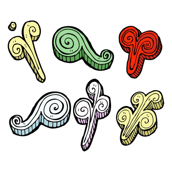 Swirls koleksiyonu — Stok Vektör