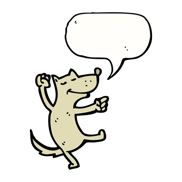 Hond dansen — Stockvector