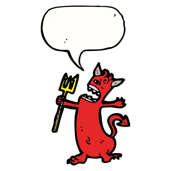 Roter kleiner Teufel — Stockvektor