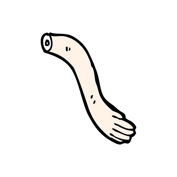 Avhuggna arm — Stock vektor