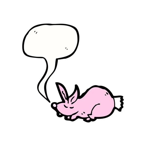 Lapin rose — Image vectorielle