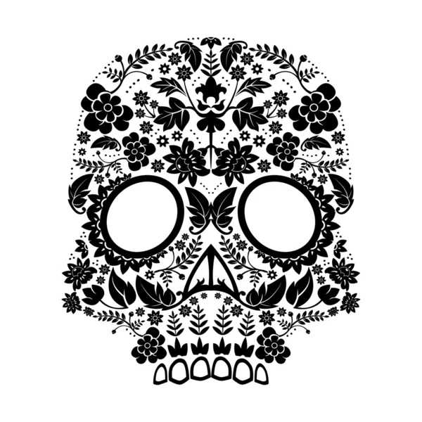 Día del cráneo muerto — Vector de stock