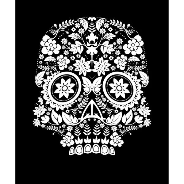 Skull pattern — Stock Vector