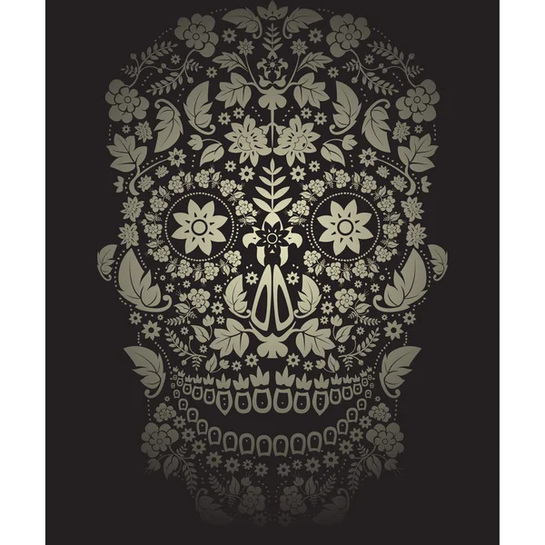 Skull pattern — Stock Vector