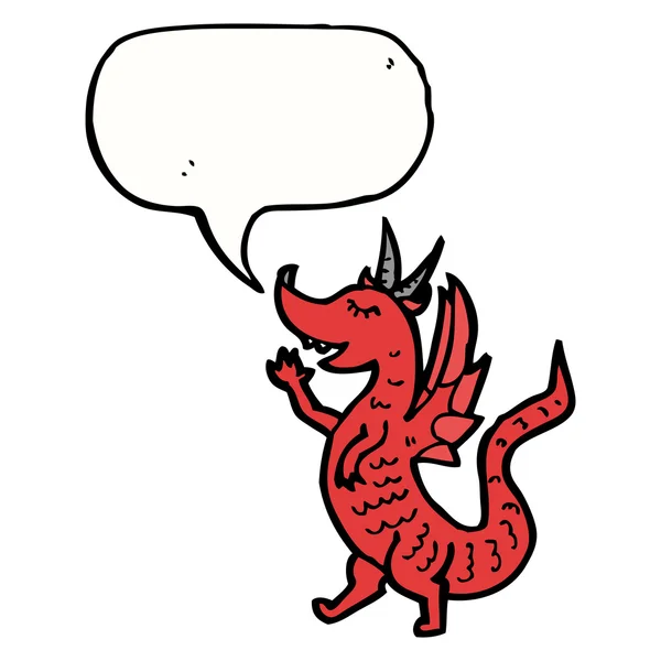 Talande dragon — Stock vektor