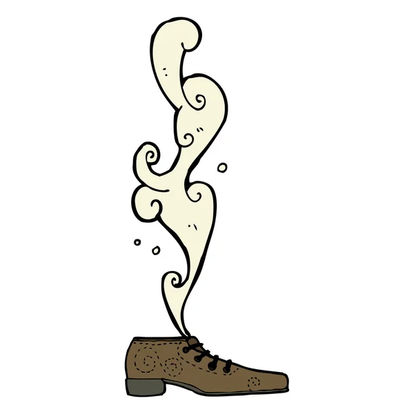 Stinkende Schuhe — Stockvektor