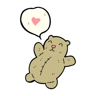 oyuncak ayı aşkın kalp