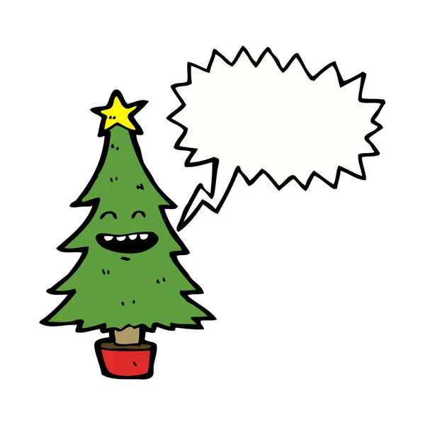 Táncolni karácsonyfa — Stock Vector