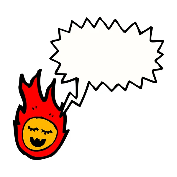 Little fireball — Stock Vector