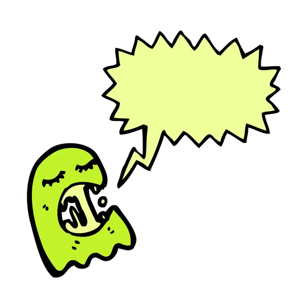 绿色幽灵 — 图库矢量图片