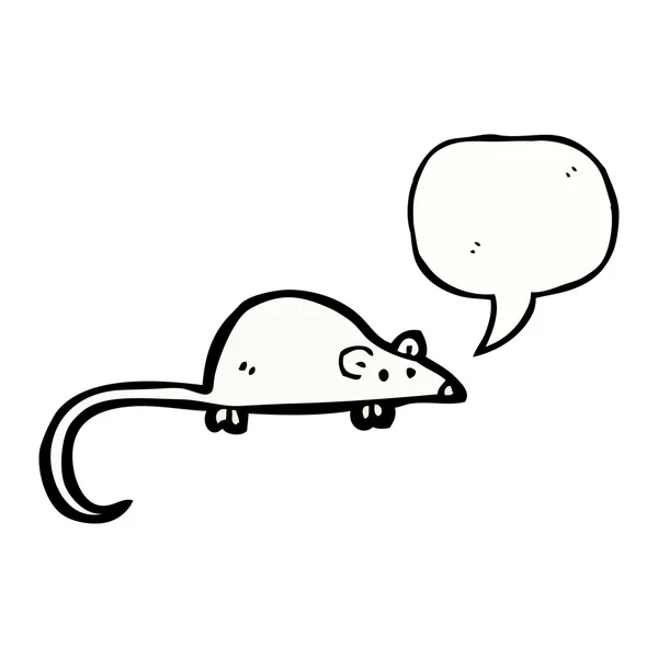 Rato branco — Vetor de Stock