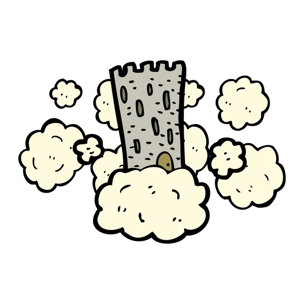 Плавучий замок — стоковый вектор