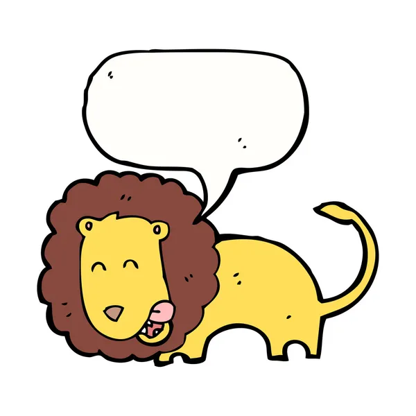 Смешной лев — стоковый вектор