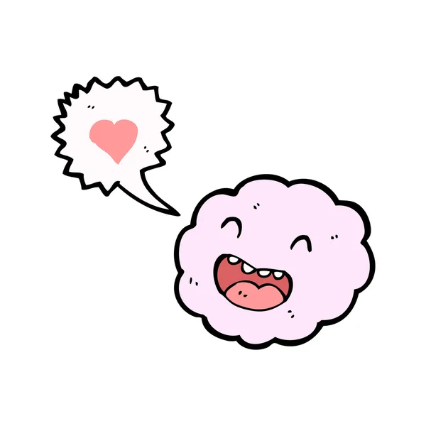 Pequeña nube feliz — Vector de stock