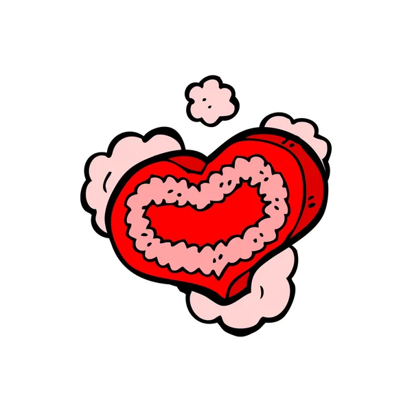 Corazón de amor de San Valentín — Vector de stock