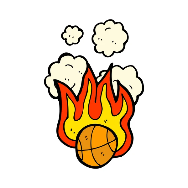 Basketball flamboyant — Image vectorielle