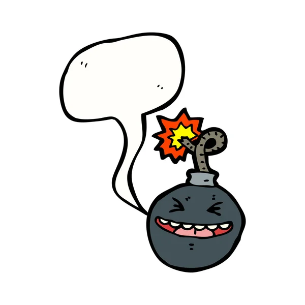 Безумная бомба — стоковый вектор