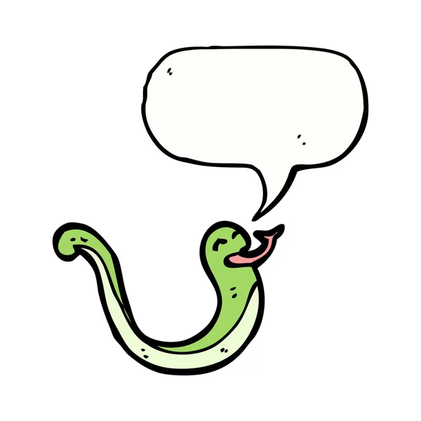Tıslayan yılan — Stok Vektör