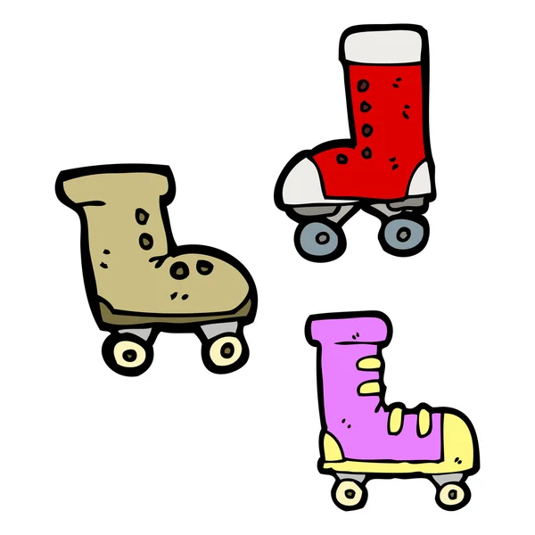 Patines de ruedas — Vector de stock