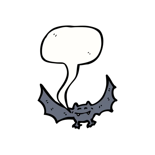 Halloween bat em um fundo branco — Vetor de Stock