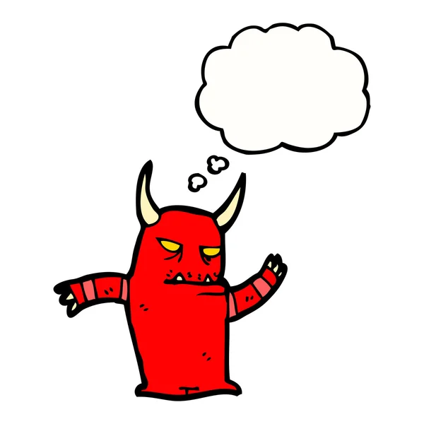 Diabo zangado — Vetor de Stock