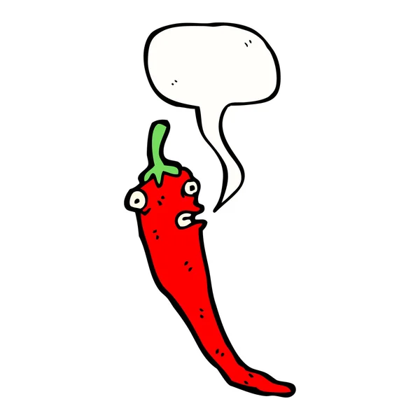 Rode chili peper — Stockvector