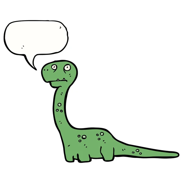 Verwirrter Dinosaurier — Stockvektor