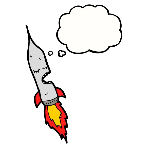 Flyger missil — Stock vektor