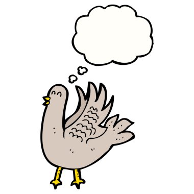 Beyaz arkaplandaki kuş