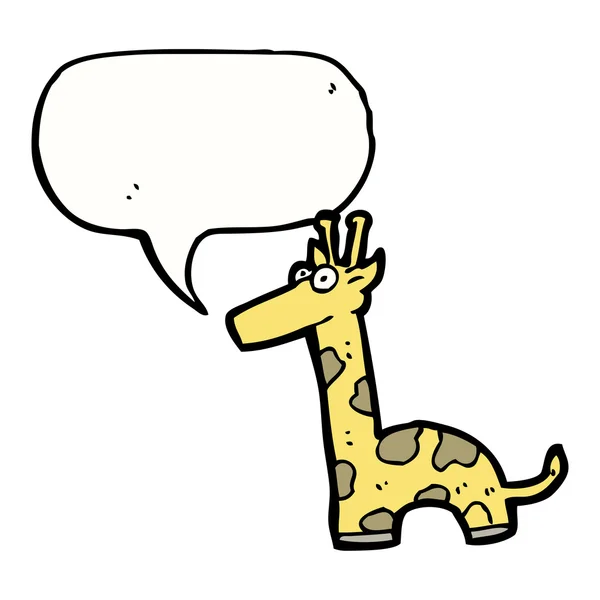 Girafa engraçada — Vetor de Stock