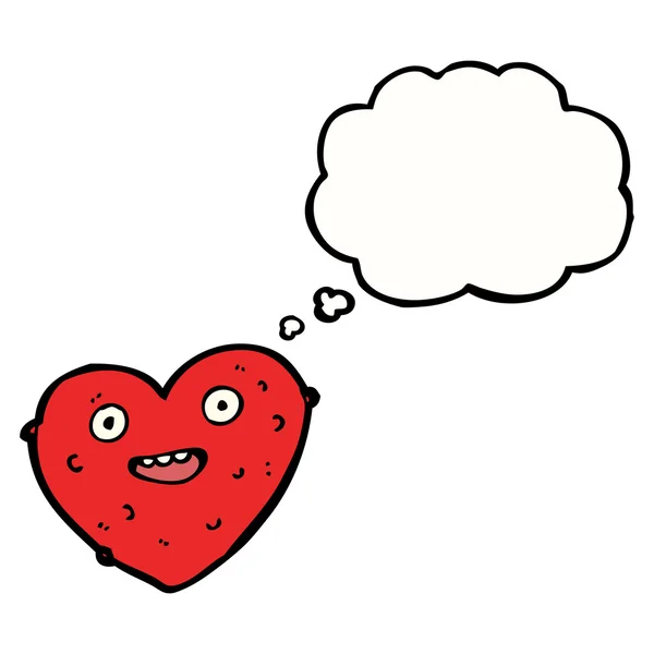 Coeur d'amour brut — Image vectorielle