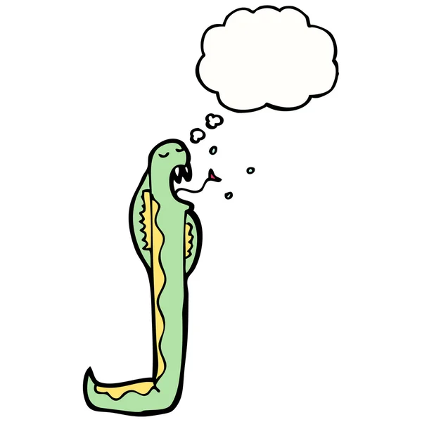 Serpiente silbante — Vector de stock