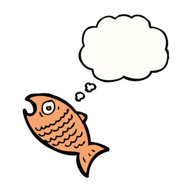 Beyaz arkaplanda balık