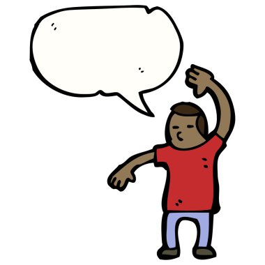 Judo chop yapan erkek