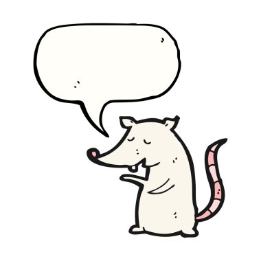 Beyaz arkaplandaki fare