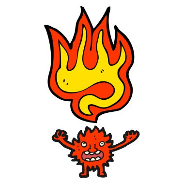 küçük canavar yangın silah