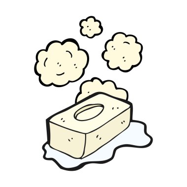 Bar-sabun karikatür