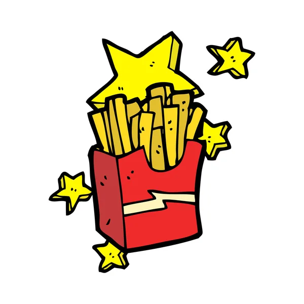 Frites de malbouffe — Image vectorielle