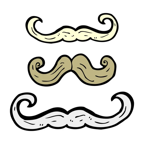 Mustache collection — Stock Vector