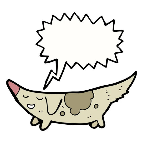 Fat little dog — Stock Vector