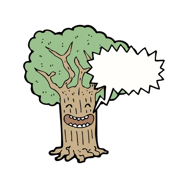 Happy tree — Stock Vector