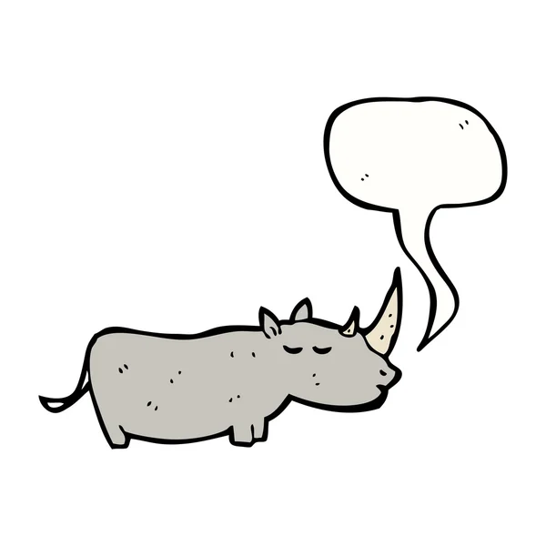 Noshörningen — Stock vektor