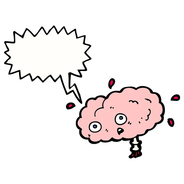 심한 스트레스 뇌 — 스톡 벡터